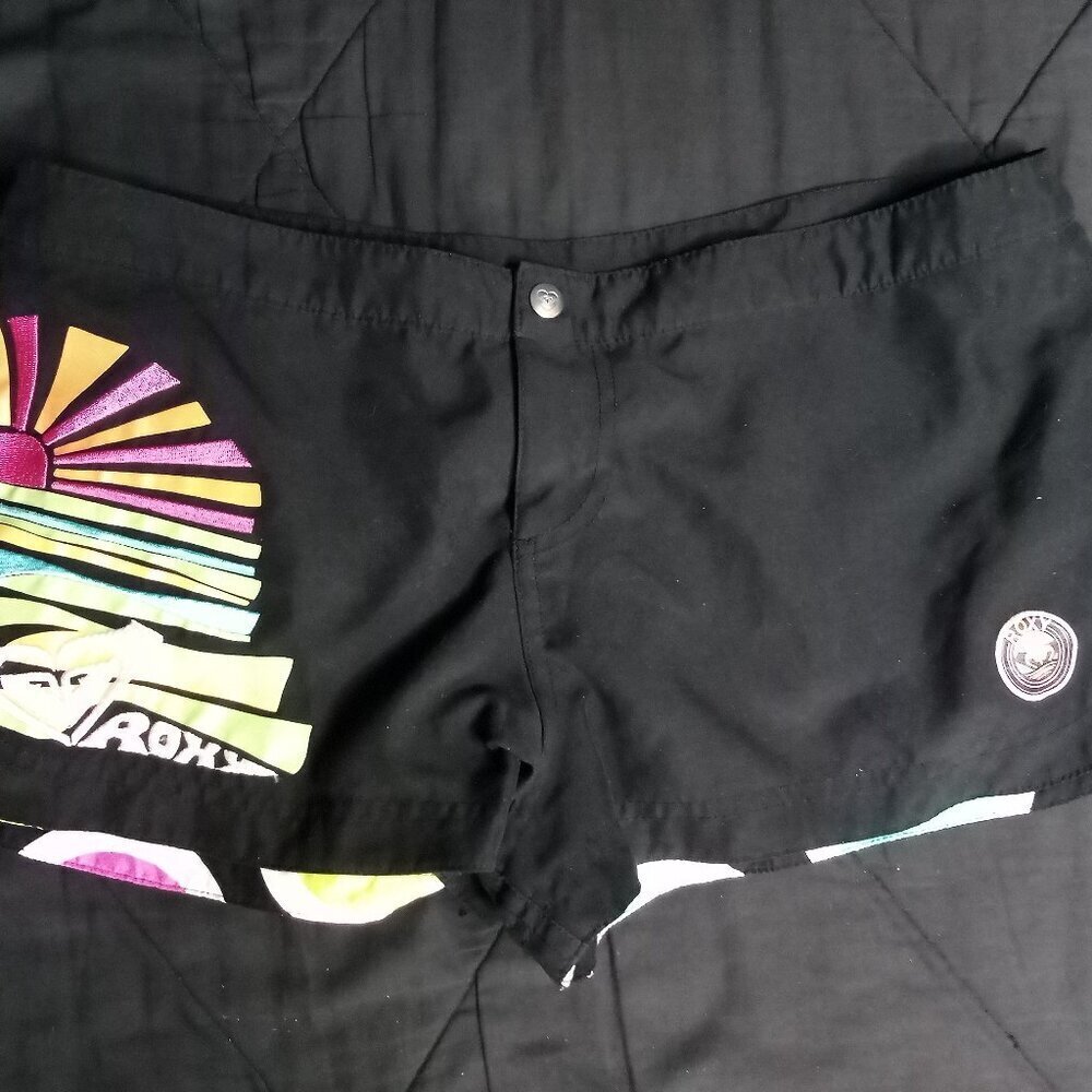 Vintage Y2K Roxy Dots Reversible Swim Shorts
